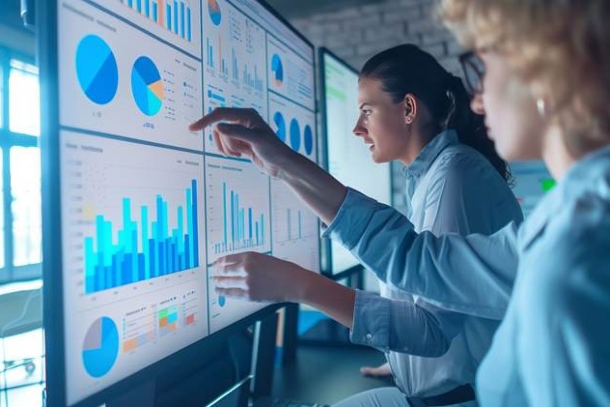 Affichage numérique de statistiques et visualisations de données